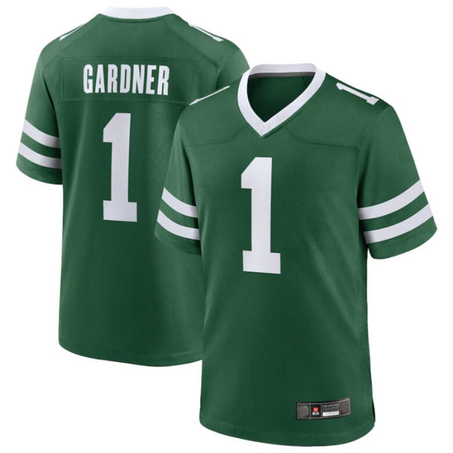 #1 Ahmad Sauce Gardner Player NY.Jets Legacy Green Game Football Jersey